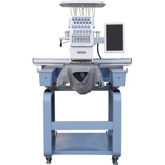 FORTEVER FT-1501R (роб. поле: 800х500 мм) промислова 15-голкова вишивальна машина з рукавною платформою
