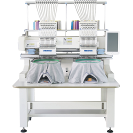 FORTEVER FT-1502HC (2 робочих поля 500х400 мм) двохголова промислова вишивальна машина з платформами рукавного типу