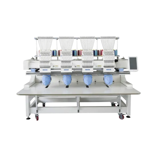 FORTEVER FT-1504HC (4 роб. поля: 450х400 мм) промислова вишивальна машина з чотирьма вишивальними головами та платформами рукавного типу