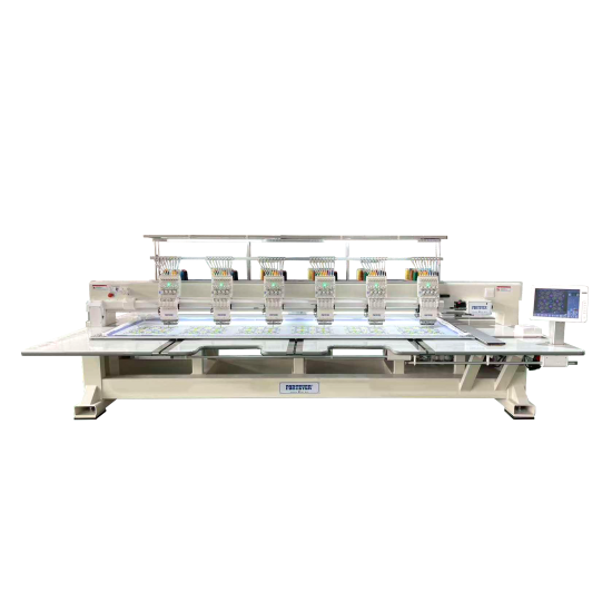 FORTEVER FT-1506MF (роб. поле: 500х500х850 мм) шестиголова промислова вишивальна машина для плоскої вишивки